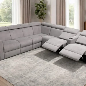 Luxury L-Shaped Recliner Sectional Sofa