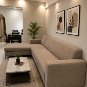 Sofa with launcher